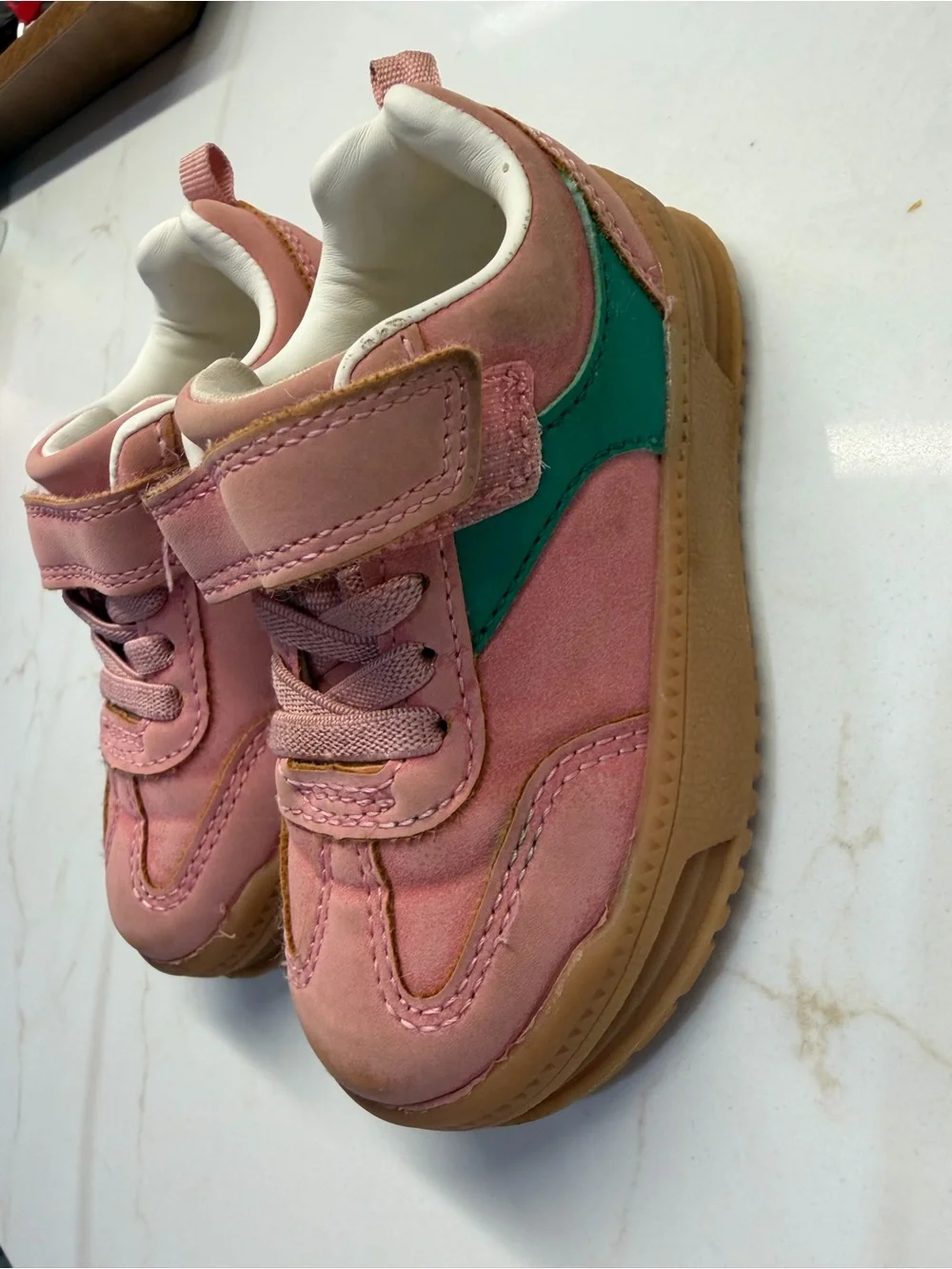 Carter's Pink Toddler Hook-and-Loop Sneakers